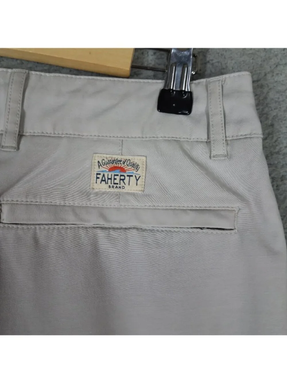 Faherty All Day Shorts Adult 31 Performance Chino Golf Casual Travel 8